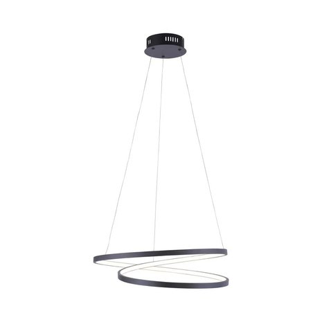 Paul Neuhaus Hanglamp Rowan Ø 55 cm zwart Paul Neuhaus Hanglamp Rowan Ø 55 cm zwart