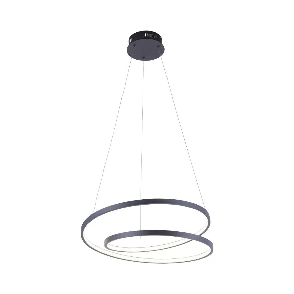 Paul Neuhaus Hanglamp Rowan Ø 55 cm zwart Paul Neuhaus Hanglamp Rowan Ø 55 cm zwart