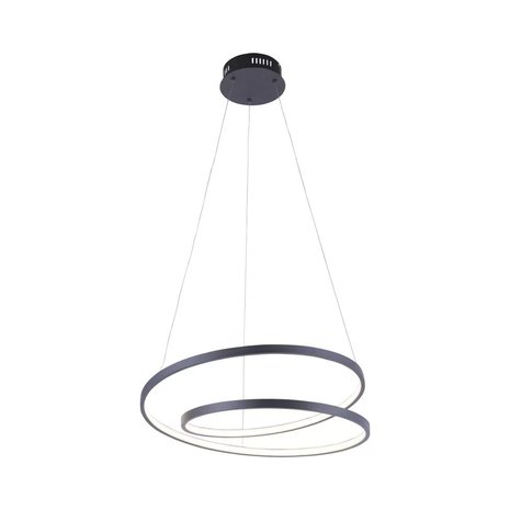 Paul Neuhaus Hanglamp Rowan Ø 55 cm zwart Paul Neuhaus Hanglamp Rowan Ø 55 cm zwart
