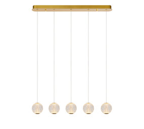 Lucide CINTRA - Hanglamp - LED Dimb. - 5x4,7W 2700K - Transparant Lucide CINTRA - Hanglamp - LED Dimb. - 5x4,7W 2700K - Transparant