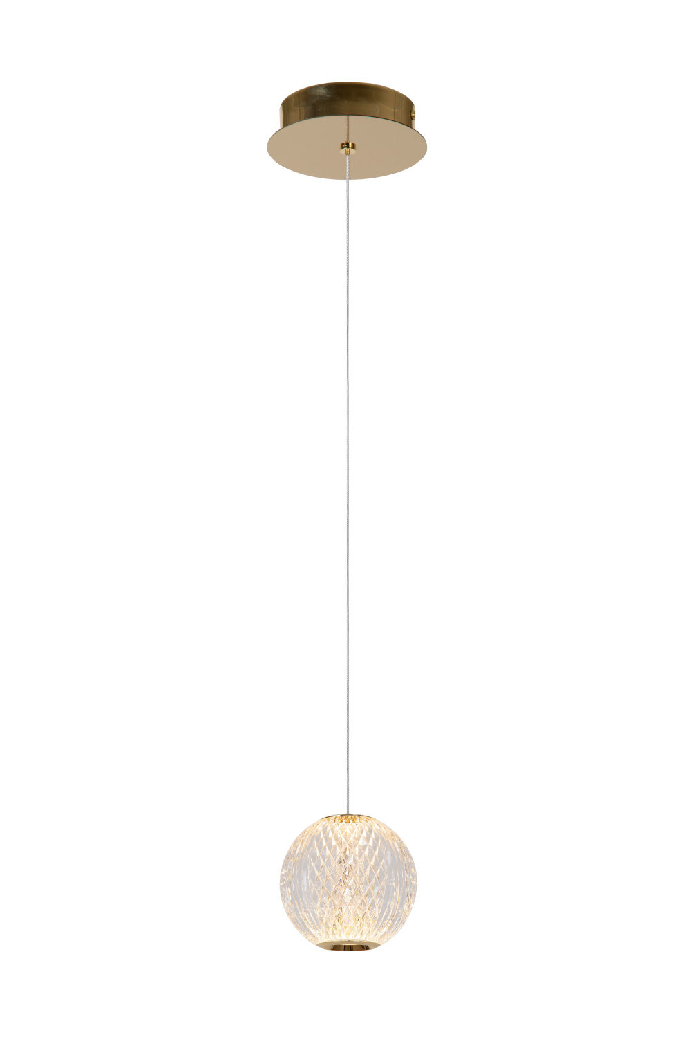 Lucide CINTRA Hanglamp - Ø 14 cm - LED - 1x5,7W 2700K - Transparant