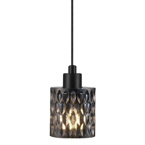 Nordlux Hanglamp Hollywood Ø 11 cm rook zwart Nordlux Hanglamp Hollywood Ø 11 cm rook zwart