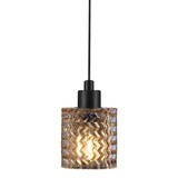 Nordlux Hanglamp Hollywood Ø 11 cm amber zwart Nordlux Hanglamp Hollywood Ø 11 cm amber zwart