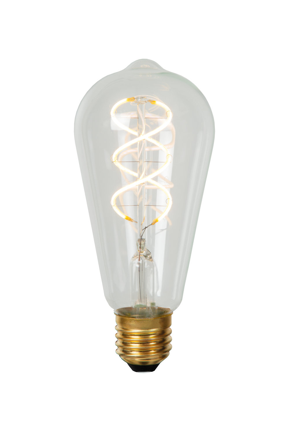 Lucide ST64 Filament lamp Ø 6,4 cm LED Dimb. E27 1x4,9W 2700K Transparant