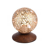 Paul Neuhaus Tafellamp Greta Ø 10 cm bruin Paul Neuhaus Tafellamp Greta Ø 10 cm bruin