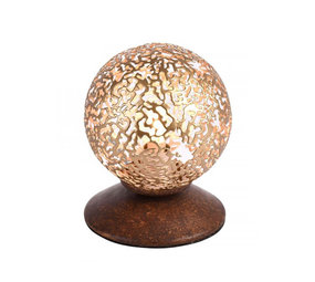 Paul Neuhaus Tafellamp Greta Ø 10 cm bruin Paul Neuhaus Tafellamp Greta Ø 10 cm bruin