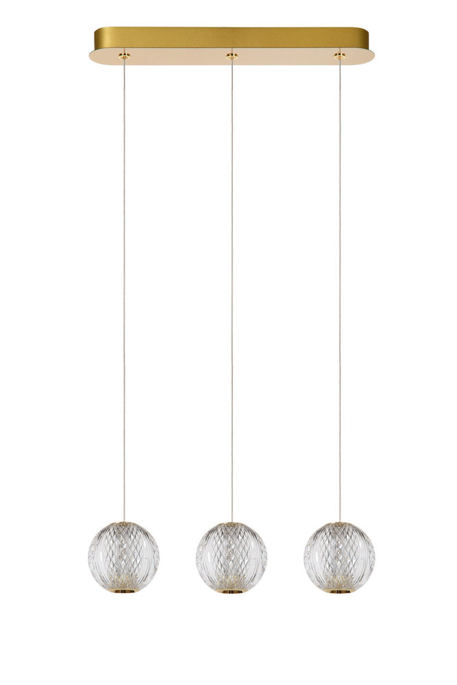 Lucide CINTRA - Hanglamp - LED Dimb. - 3x4,7W 2700K - Transparant Lucide CINTRA - Hanglamp - LED Dimb. - 3x4,7W 2700K - Transparant