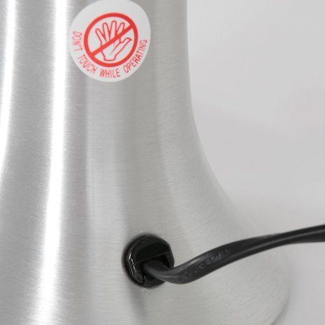 Mexlite Tafellamp Lava H 37 cm rood mat chroom Mexlite Tafellamp Lava H 37 cm rood mat chroom