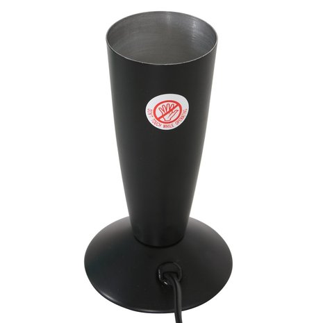 Mexlite Tafellamp Lava H 35 cm geel zwart