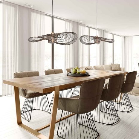 Steinhauer Hanglamp Chapeau L 67 x B 56 cm brons Steinhauer Hanglamp Chapeau L 67 x B 56 cm brons