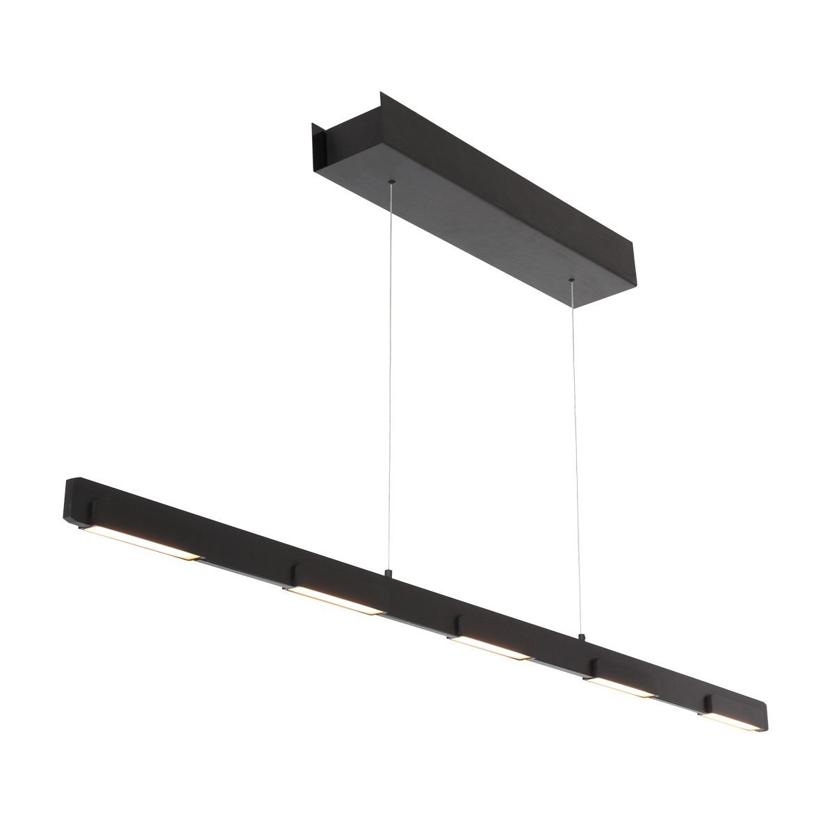 Steinhauer Led kantoor hanglamp Bloc zwart 3296ZW