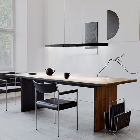 Steinhauer Hanglamp Bloc L 120 cm zwart