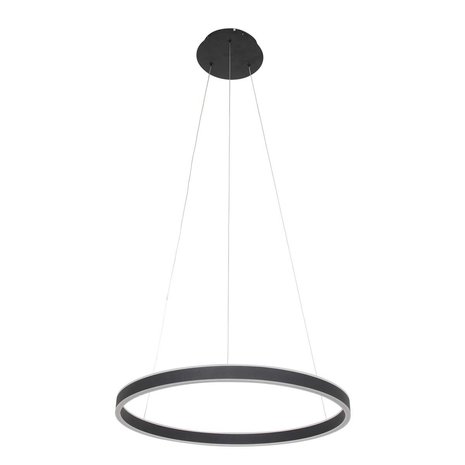 Steinhauer Hanglamp Ringlux  Ø 60 cm zwart Steinhauer Hanglamp Ringlux  Ø 60 cm zwart