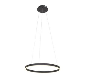 Steinhauer Hanglamp Ringlux  Ø 60 cm zwart Steinhauer Hanglamp Ringlux  Ø 60 cm zwart