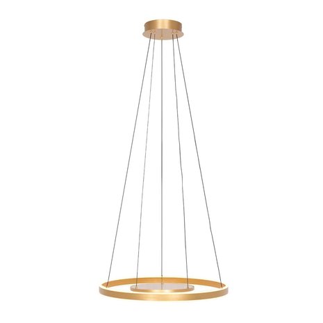 Steinhauer Hanglamp Ringlux  2 lichts Ø 60 cm mat goud