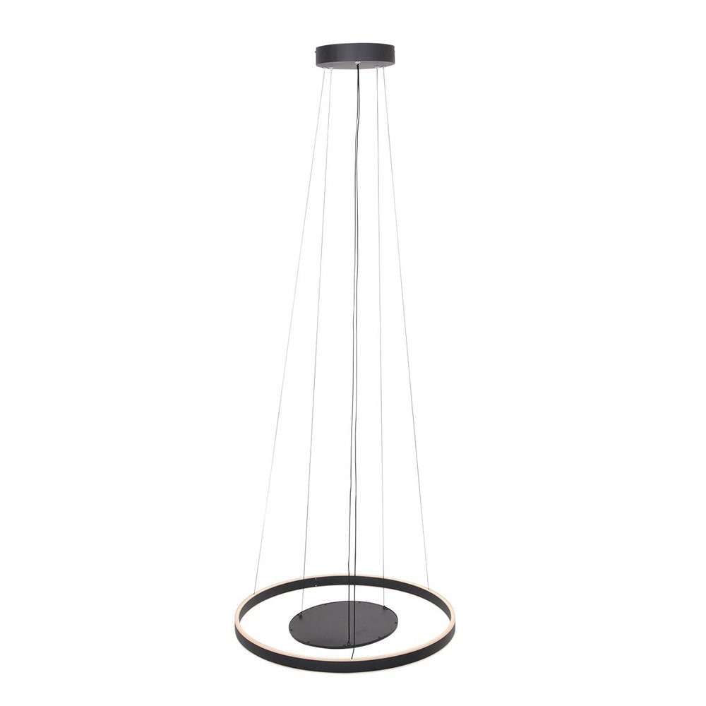 Steinhauer Hanglamp Ringlux  2 lichts Ø 60 cm zwart Steinhauer Hanglamp Ringlux  2 lichts Ø 60 cm zwart