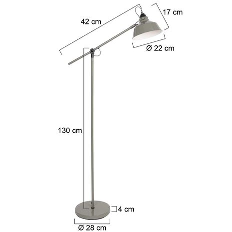 Mexlite Vloerlamp nove groen Mexlite Vloerlamp nove groen