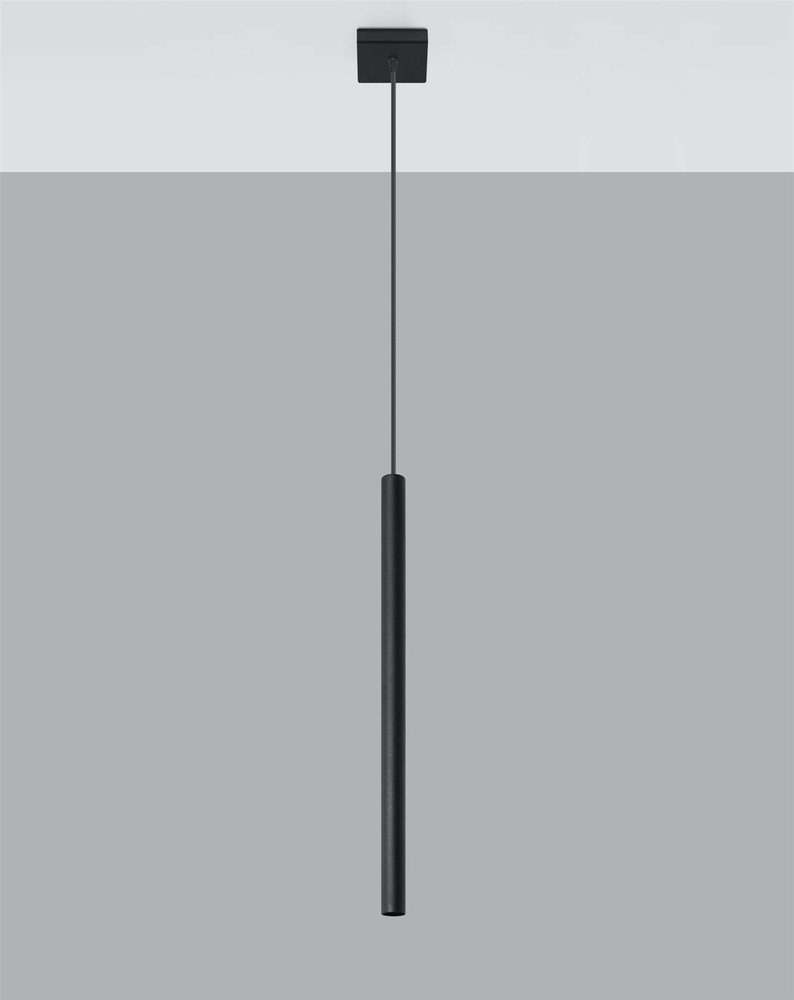 Sollux Hanglamp Pastelo 1 lichts zwart