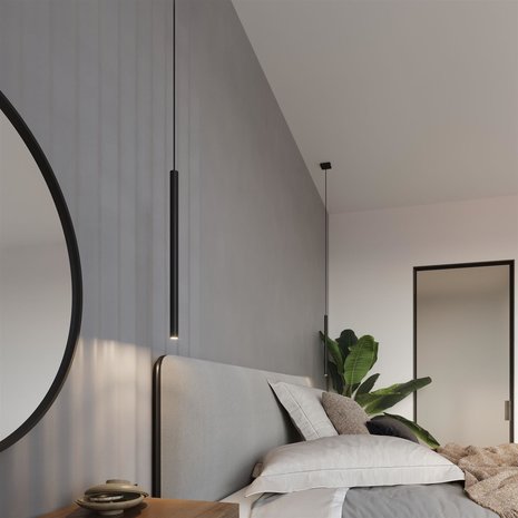 Sollux Hanglamp Pastelo 1 lichts zwart