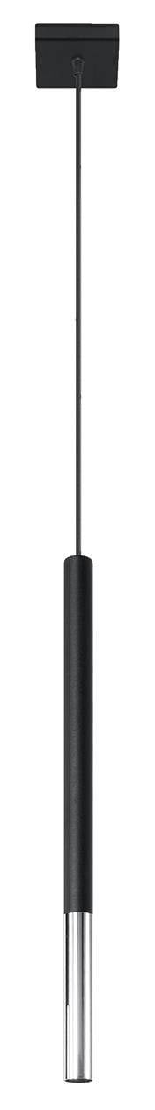 LED Hanglamp zwart chrome MOZAICA - 1 x G9 aansluiting
