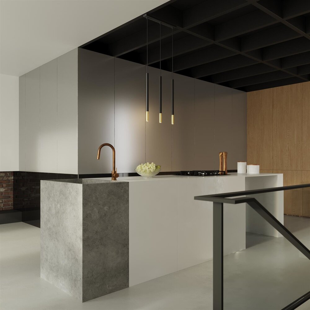 Sollux Hanglamp Mozaica 1 lichts goud zwart Sollux Hanglamp Mozaica 1 lichts goud zwart