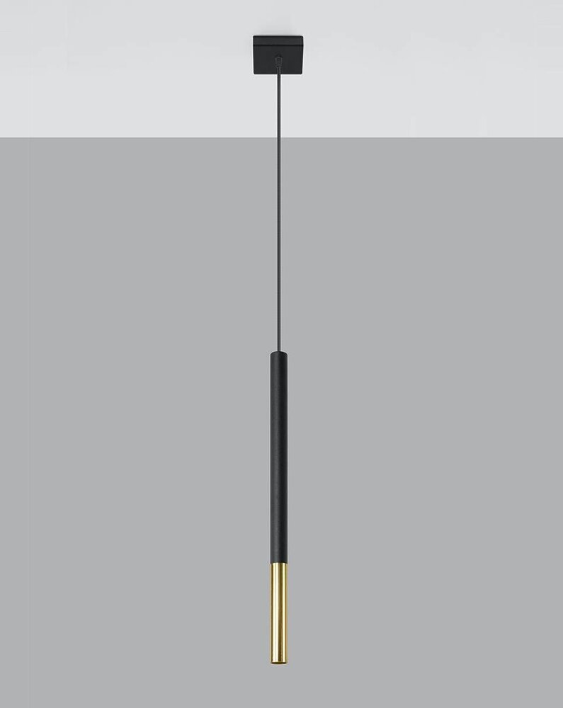 Sollux Hanglamp Mozaica 1 lichts goud zwart Sollux Hanglamp Mozaica 1 lichts goud zwart