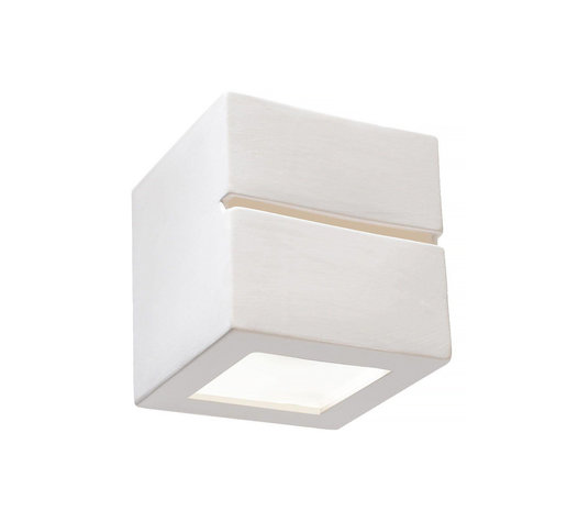 Sollux Wandlamp Leo Line E27 gips wit Sollux Wandlamp Leo Line E27 gips wit