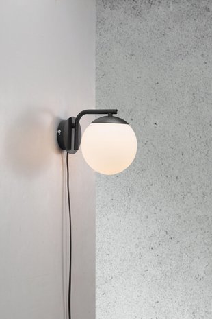 Nordlux Wandlamp Grant Ø 14,5 cm zwart Nordlux Wandlamp Grant Ø 14,5 cm zwart