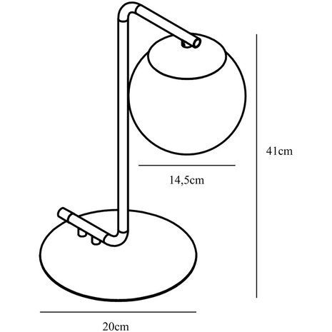 Nordlux Tafellamp Grant H 41 cm mat goud Nordlux Tafellamp Grant H 41 cm mat goud