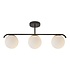 Plafondlamp Grant 3 lichts L 70 cm zwart Plafondlamp Grant 3 lichts L 70 cm zwart