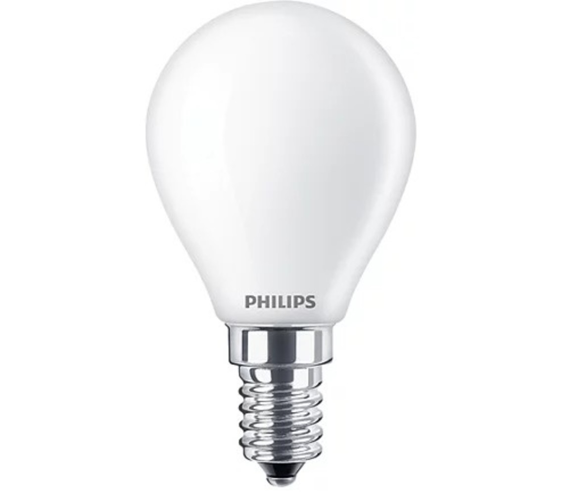 Philips LED E14 kogel 40-4.3 Watt Philips wit Philips LED E14 kogel 40-4.3 Watt Philips wit