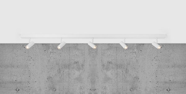 Nordlux Spot Omari 5 lichts balk L 118 cm wit Nordlux Spot Omari 5 lichts balk L 118 cm wit