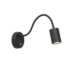 Mexlite Wandlamp Upround incl. GU10 LED zwart