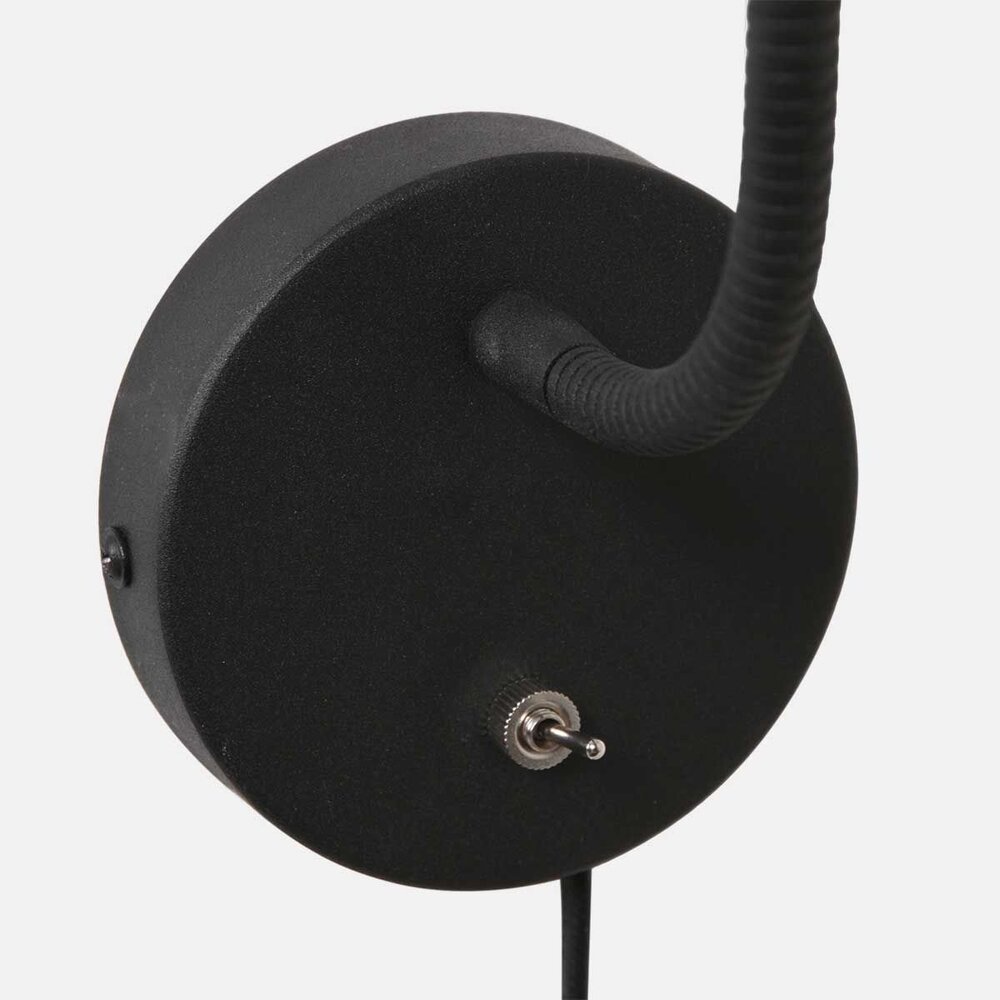 Steinhauer Wandlamp Upround incl. GU10 LED zwart Steinhauer Wandlamp Upround incl. GU10 LED zwart