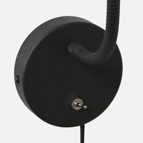 Mexlite Wandlamp Upround incl. GU10 LED zwart