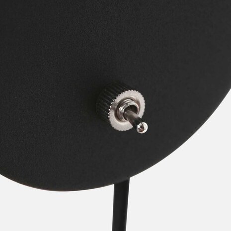 Steinhauer Wandlamp Upround incl. GU10 LED zwart Steinhauer Wandlamp Upround incl. GU10 LED zwart