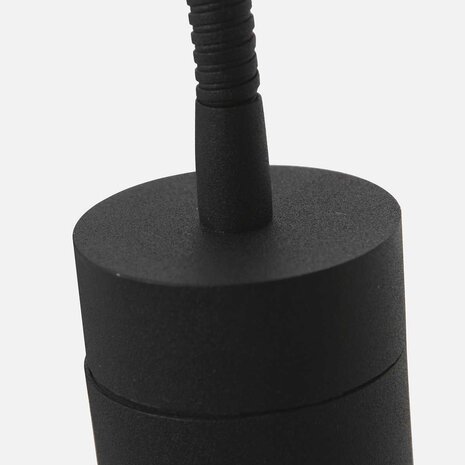 Mexlite Wandlamp Upround incl. GU10 LED zwart