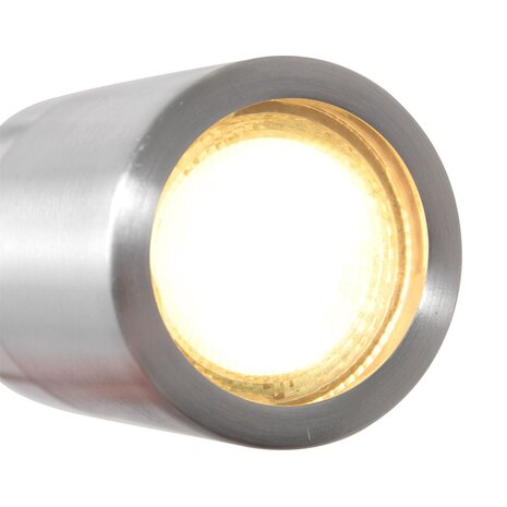 Mexlite Wandlamp Upround incl. GU10 LED mat chroom Mexlite Wandlamp Upround incl. GU10 LED mat chroom