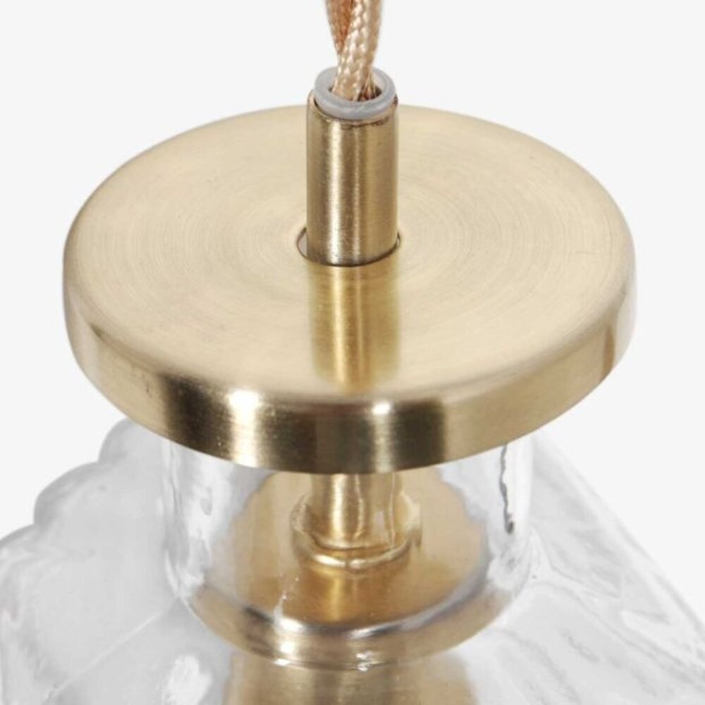 Mexlite Hanglamp Grazio glass Ø 18 cm mat goud Mexlite Hanglamp Grazio glass Ø 18 cm mat goud