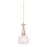 Mexlite Hanglamp Grazio glass Ø 14 cm mat goud Mexlite Hanglamp Grazio glass Ø 14 cm mat goud
