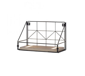 Paul Neuhaus Wandlamp LED plank L 30 cm bruin zwart Paul Neuhaus Wandlamp LED plank L 30 cm bruin zwart