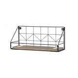 Paul Neuhaus Wandlamp LED plank L 45 cm bruin zwart Paul Neuhaus Wandlamp LED plank L 45 cm bruin zwart