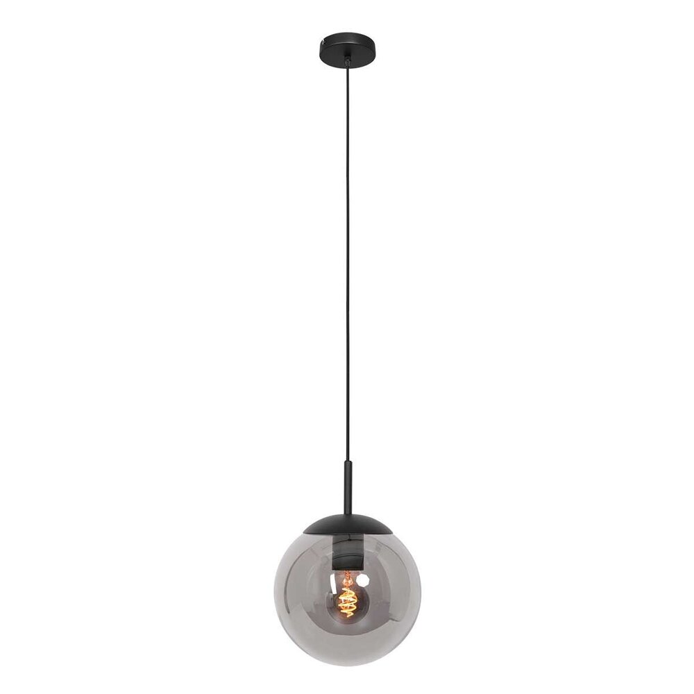 Steinhauer Hanglamp bollique Ø 30 cm 3498 zwart Steinhauer Hanglamp bollique Ø 30 cm 3498 zwart