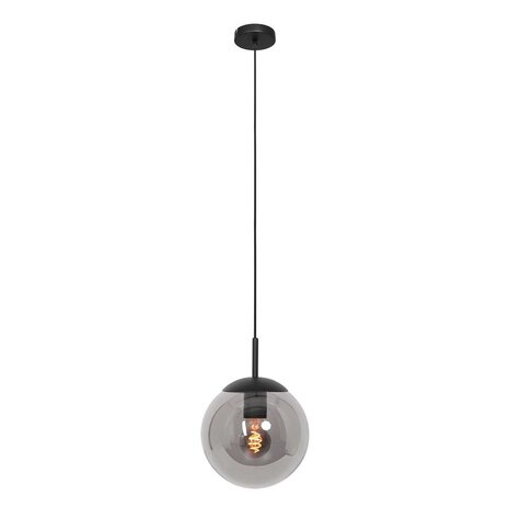 Steinhauer Hanglamp bollique Ø 30 cm 3498 zwart Steinhauer Hanglamp bollique Ø 30 cm 3498 zwart