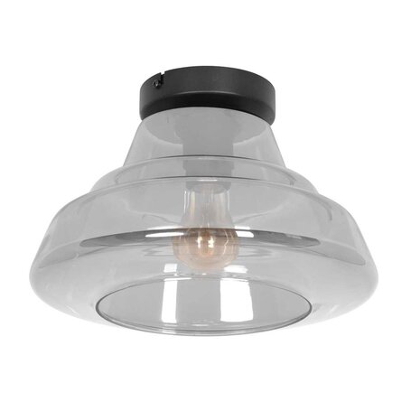 Steinhauer Plafondlamp reflexion Ø 30 cm 3389 zwart