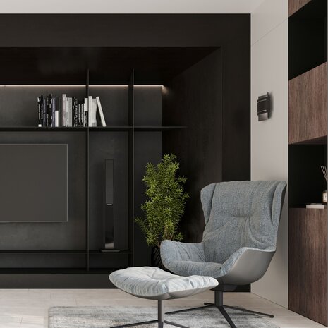 Sollux Wandlamp Hestia excl. G9 zwart Sollux Wandlamp Hestia excl. G9 zwart