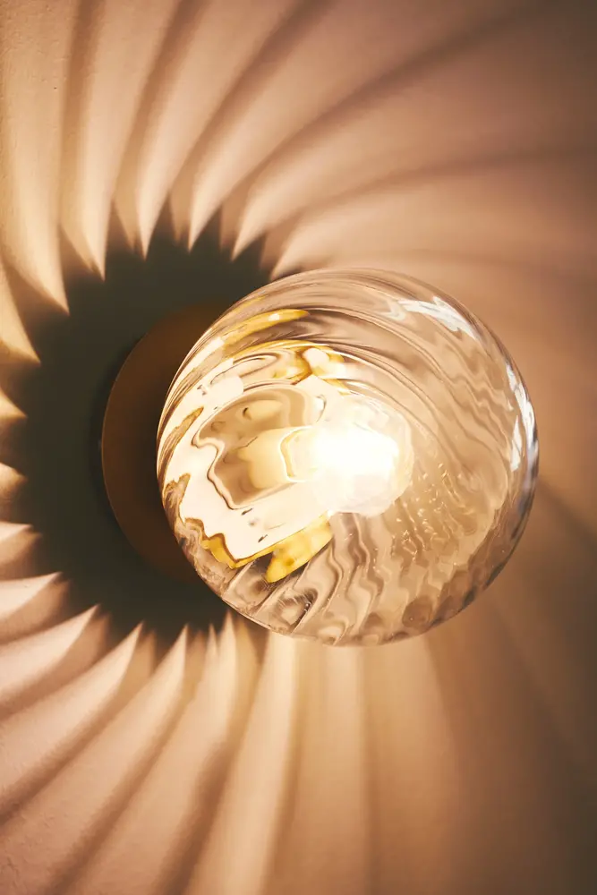 Nordlux Wandlamp Chisell Ø 15 cm mat goud