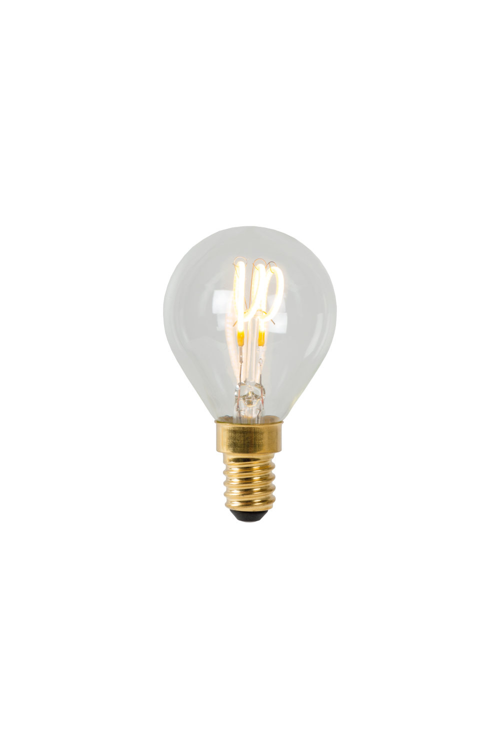 Lucide P45 Filament lamp Ø 4,5 cm LED Dimb. E14 1x3W 2700K Transparant
