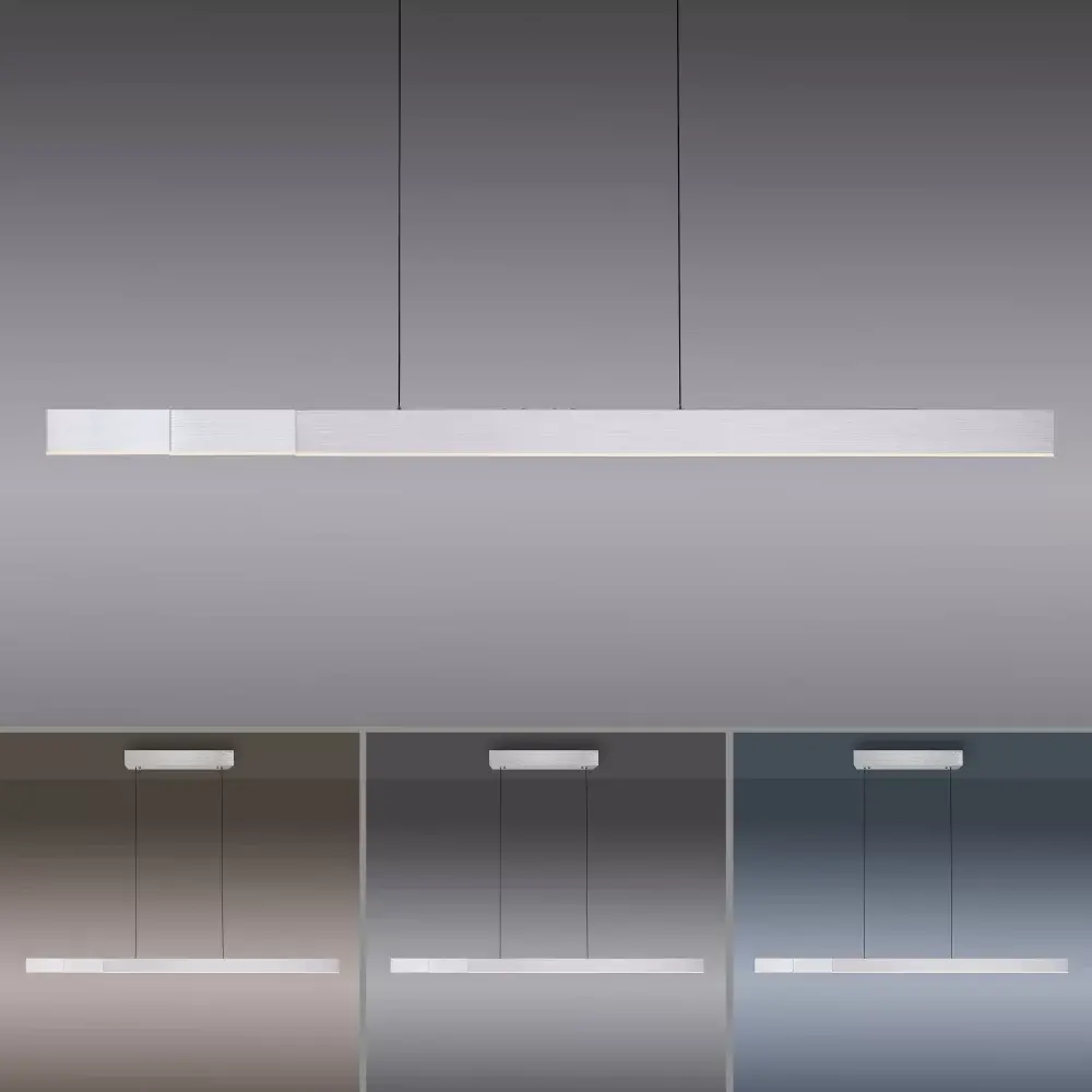 Neuhaus PURE Hanglamp e-Lift + e-Slide L 120-200 cm mat chroom Neuhaus PURE Hanglamp e-Lift + e-Slide L 120-200 cm mat chroom