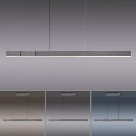 Neuhaus PURE Hanglamp e-Lift + e-Slide L 120-200 cm donker grijs Neuhaus PURE Hanglamp e-Lift + e-Slide L 120-200 cm donker grijs